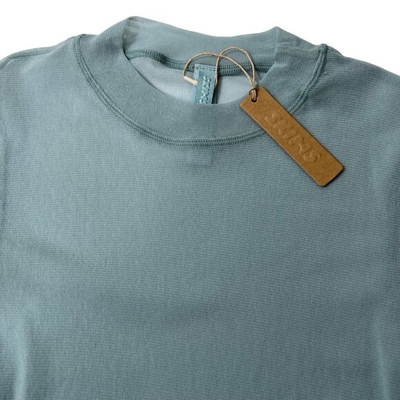 SKIMS Summer Mesh T-Shirt Bodysuit Sky Womens Small - Picture 5 of 13